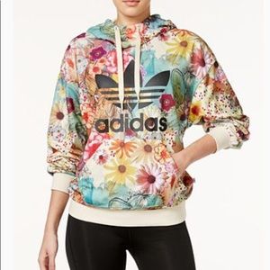 Adidas Floral Hoodie M